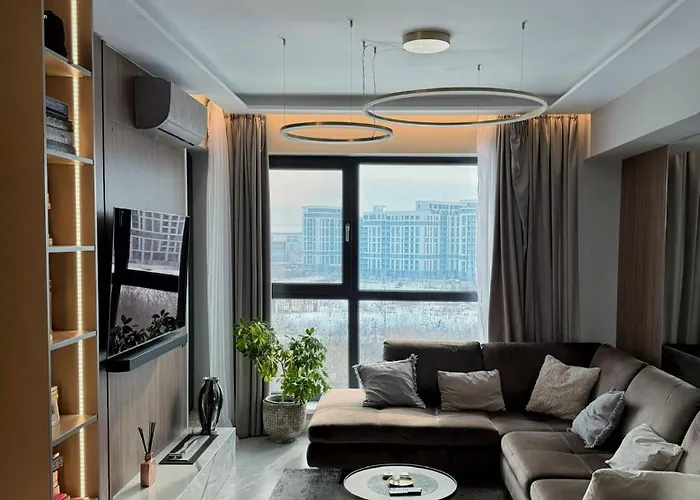 アパート Stylish Loft - Skyline View In Onix