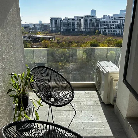 Stylish Loft - Skyline View In Onix * Bucureşti